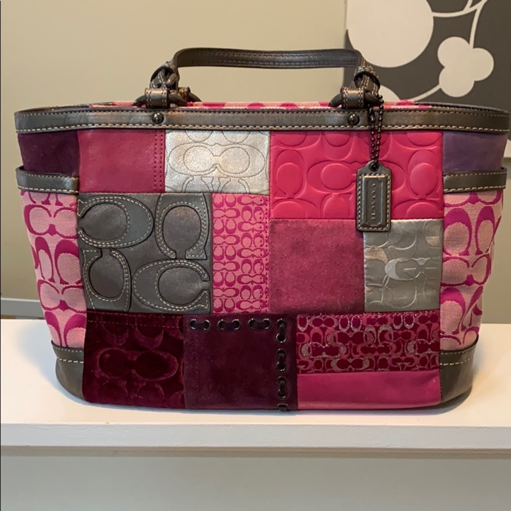 Coach patchwork purse